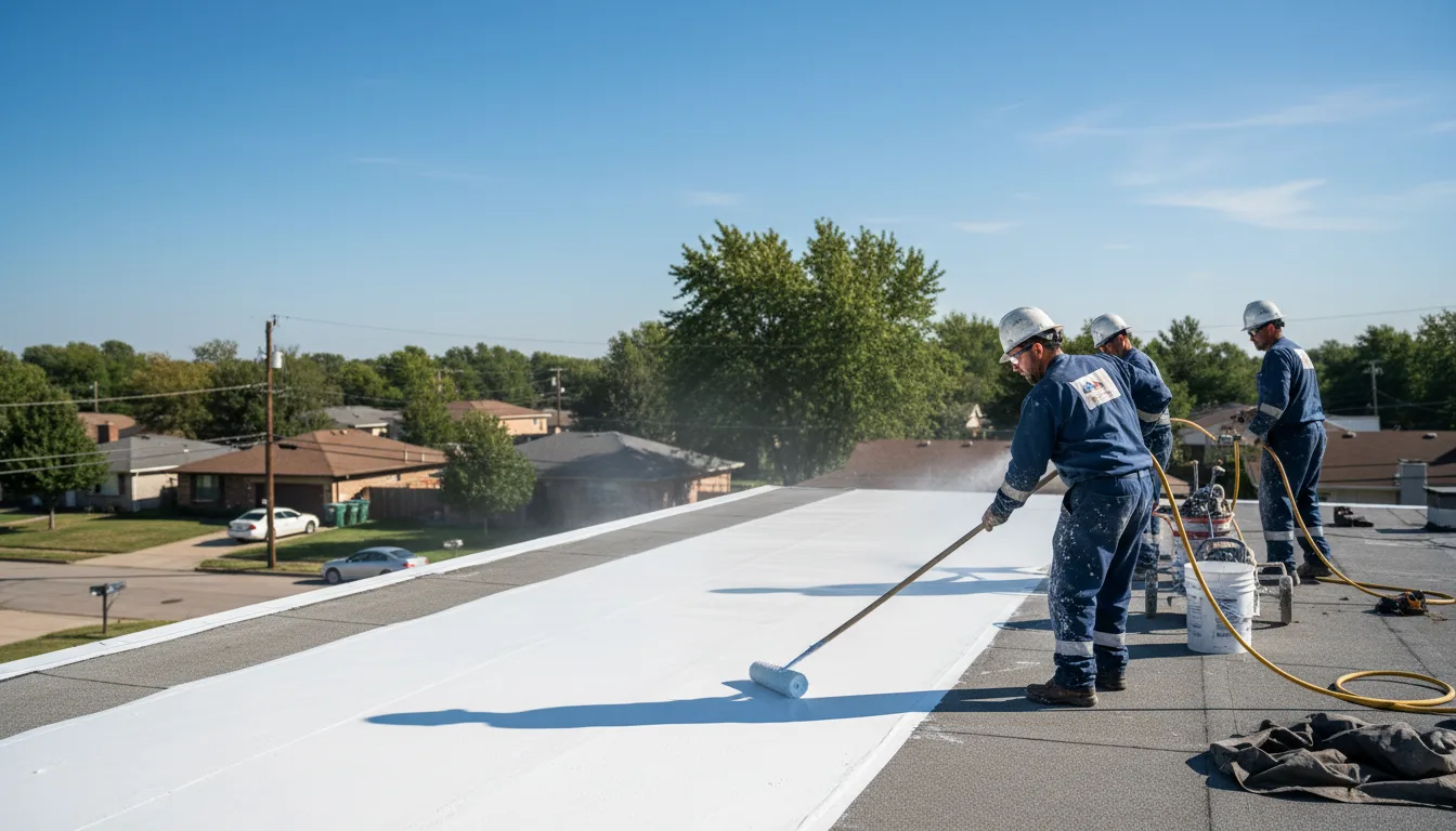 Commercial roof coating in Cairo, OH near me